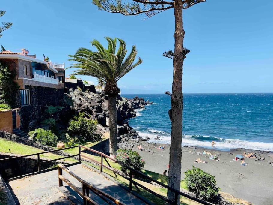 Beachfront Villa And Pool Puerto de Santiago  Eksteriør bilde